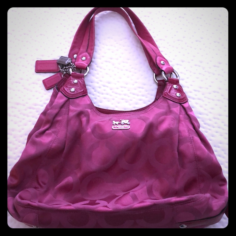 Hot Pink Coach Purse